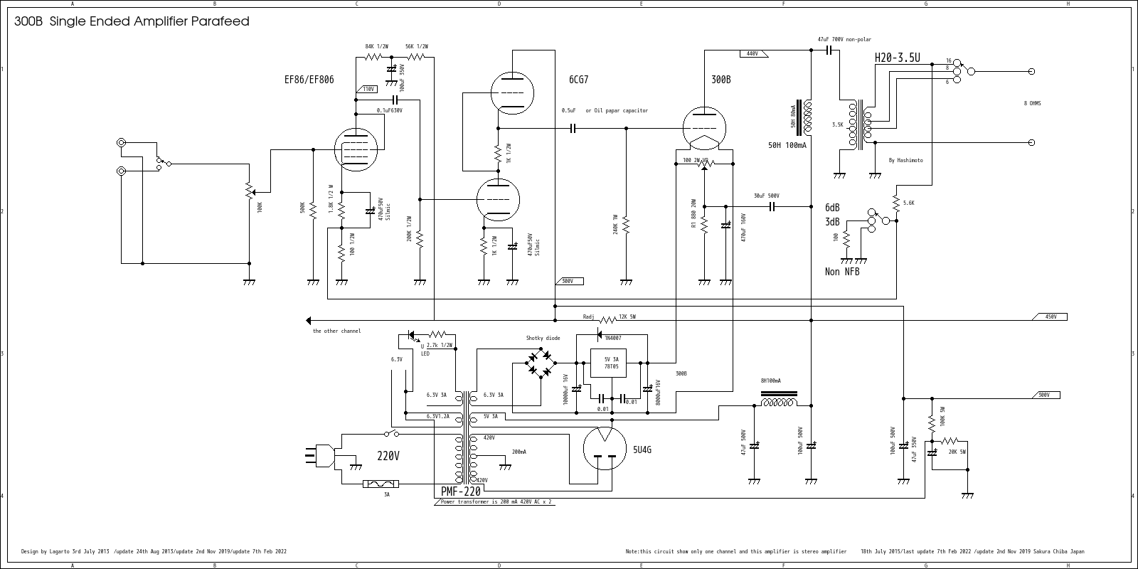 V3 parafeed 300B 2019 Nov