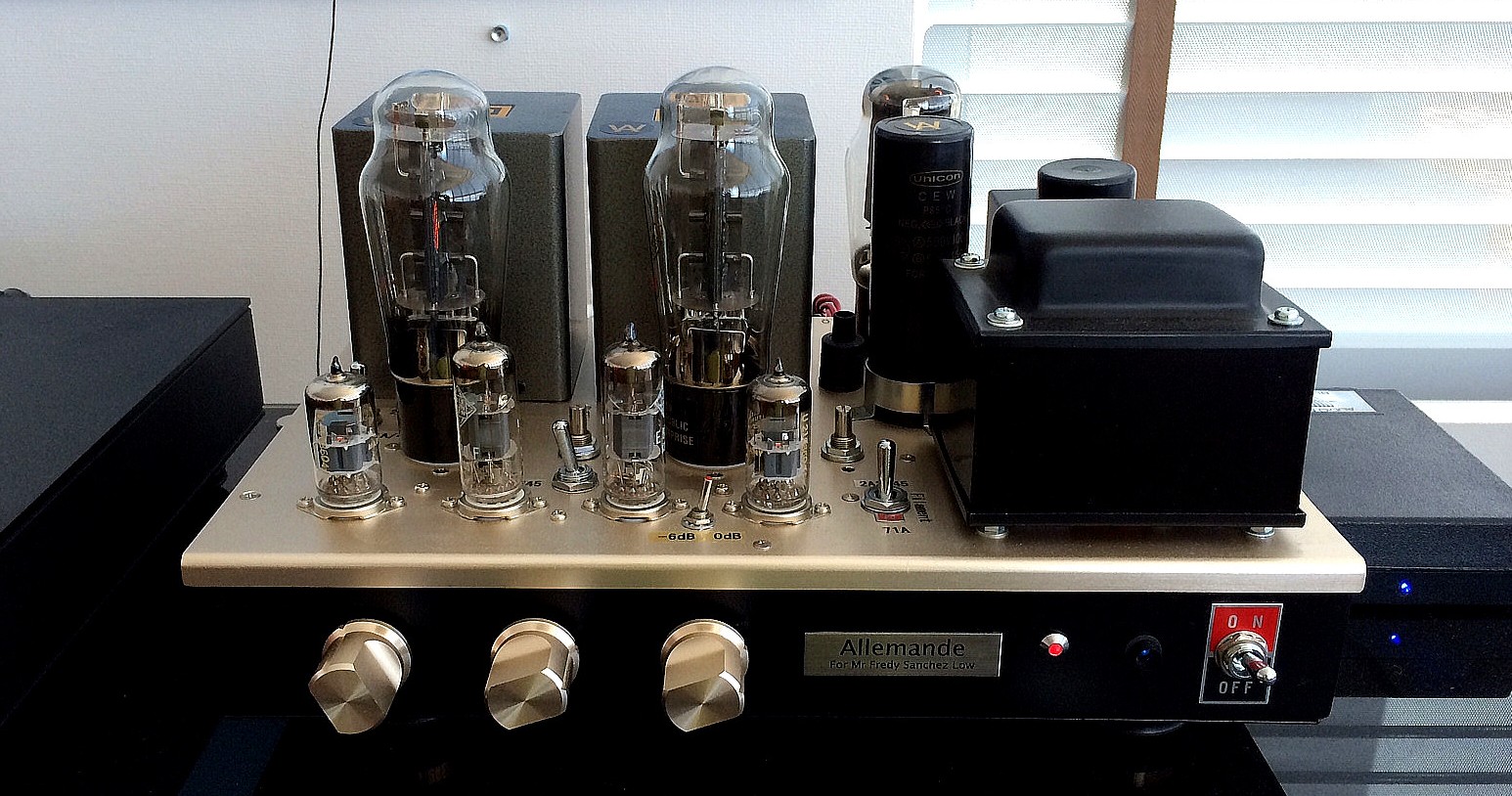 2A3 Single Ended Amplfier Allemande 2014