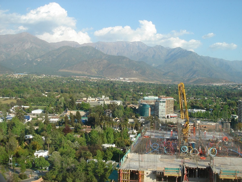 南側、見た風景