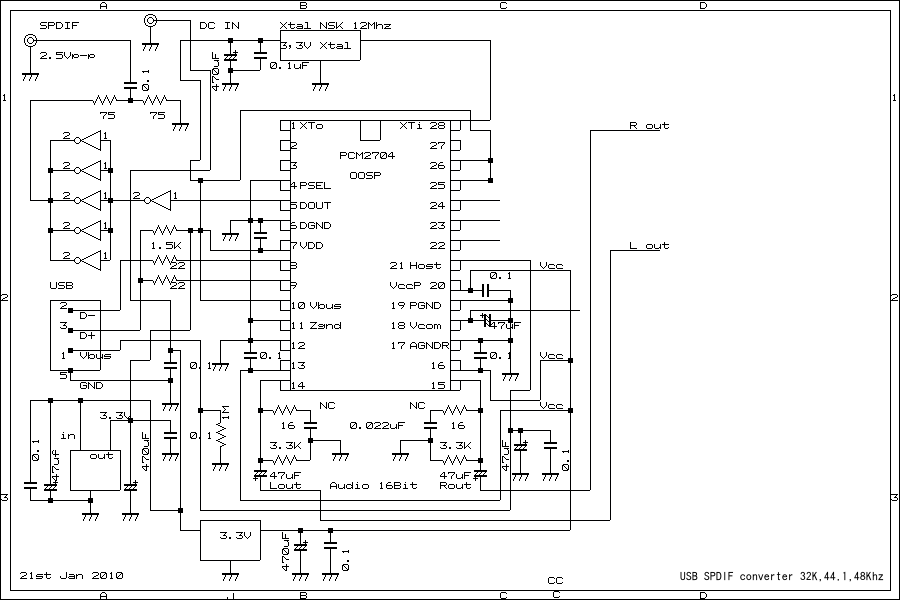 SPDIF circuit