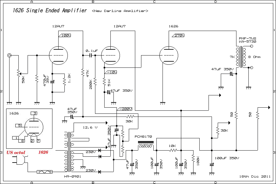 V3 1626 Single Ended Amplifier