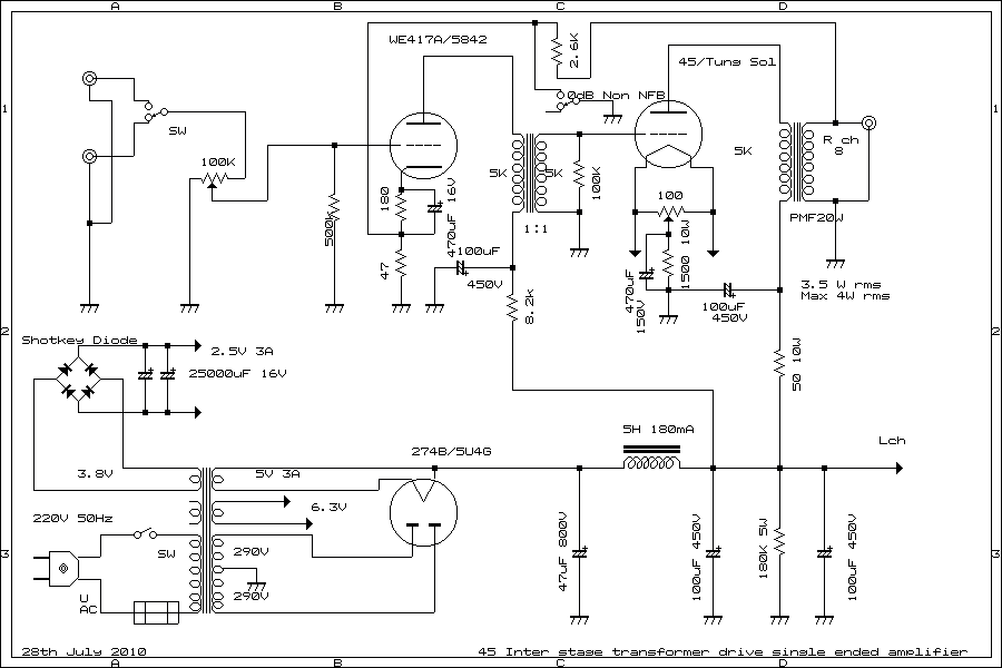 45 Trans Drive Single ended