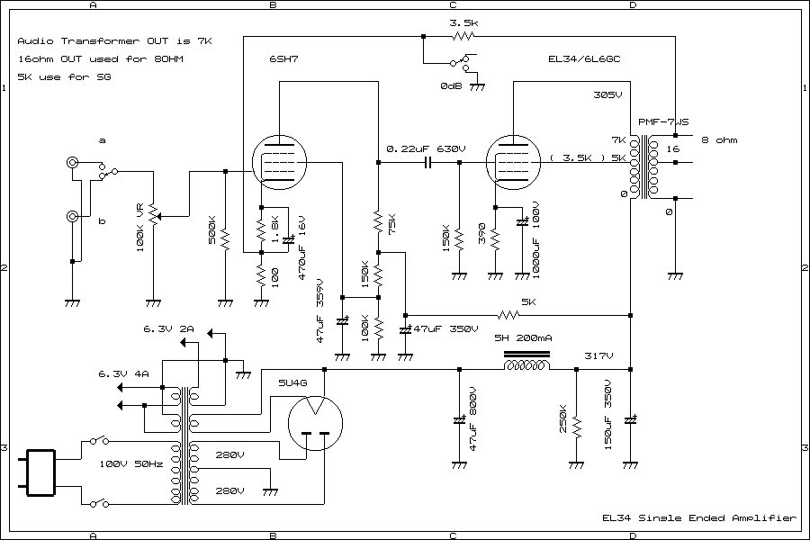 6L6GC UL Single Ended Amplifier