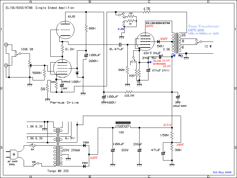 EL156 SE final circuit