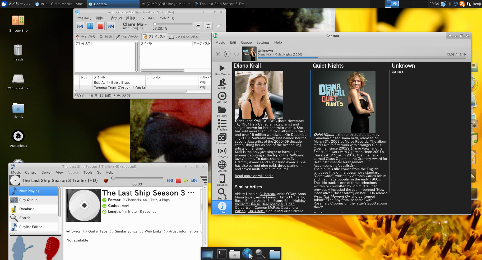from Cantata ubuntu xenial 