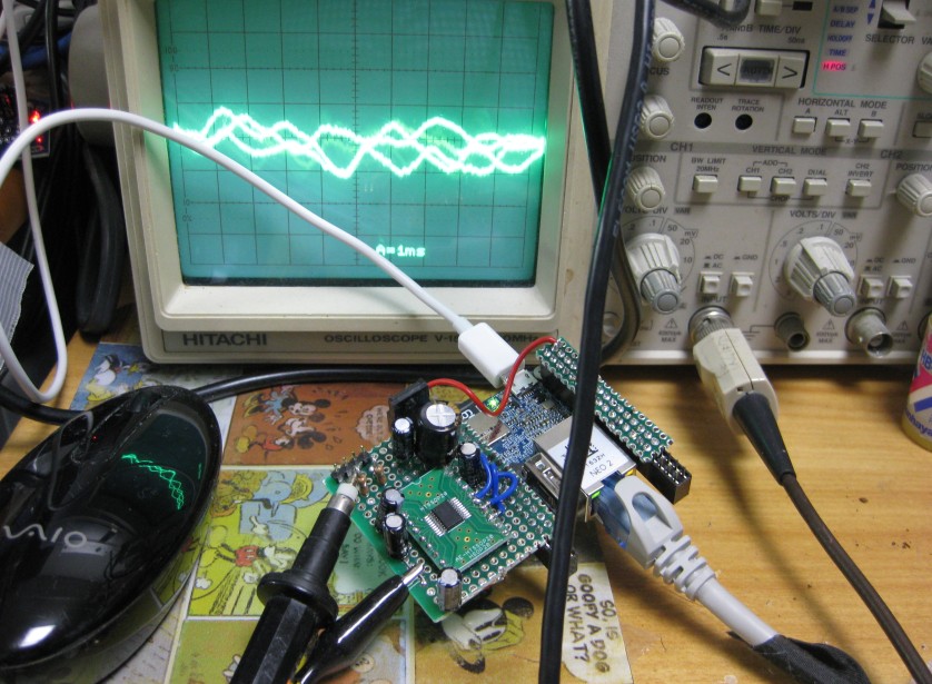 Testing I2S DAC 15th Oct 2017