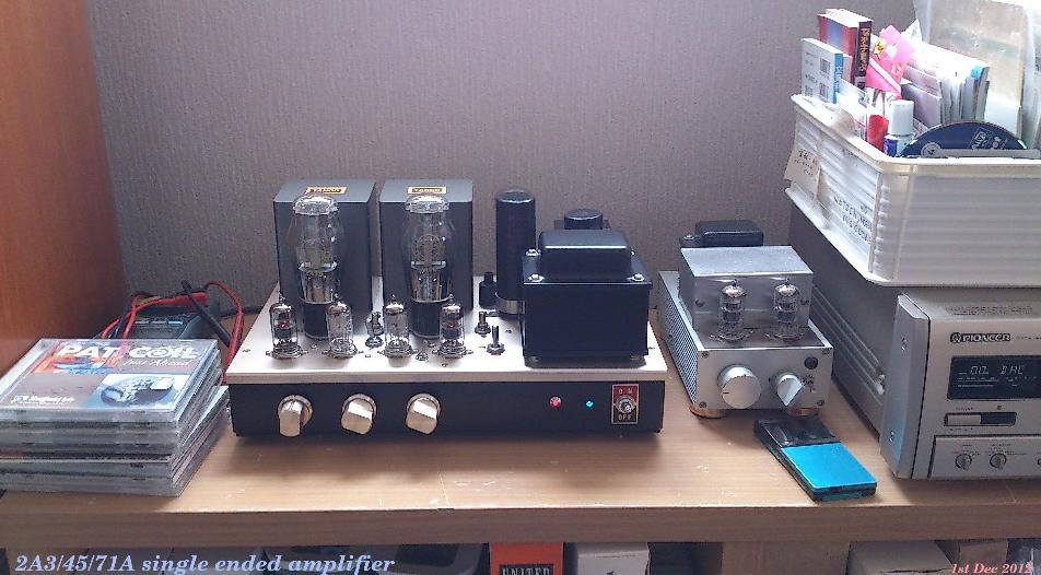 2A3 /45/71A compatible single ended amplifier 2012