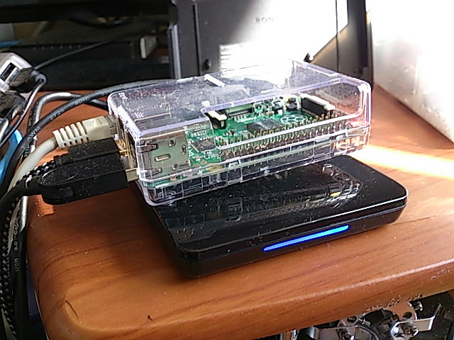 USB HDD 1 Tera and Raspberry Pi B+